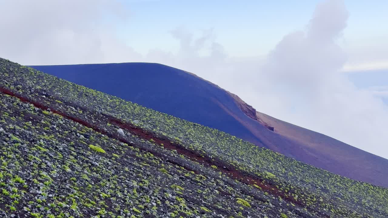 A thrilling trek up Mount Fuji takes you through diverse landscapes, from lush foothills to rocky slopes, ending with panoramic summit views