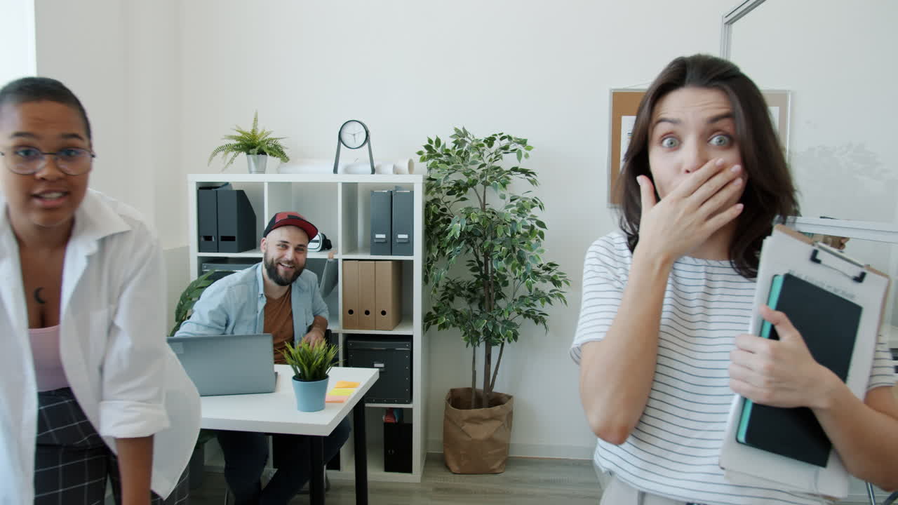 Office Team Interaction