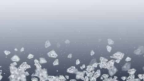 diamond fragments background