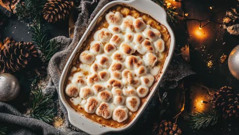 sweet potato casserole with marshmallows