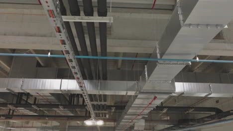 Building Interior - Ceiling with Piping and Ductwork