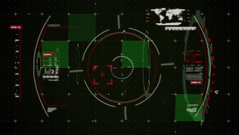 animation of data processing over scope scanning