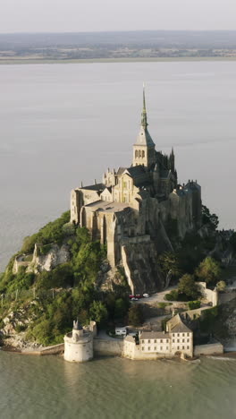 mont saint-michel aerial view