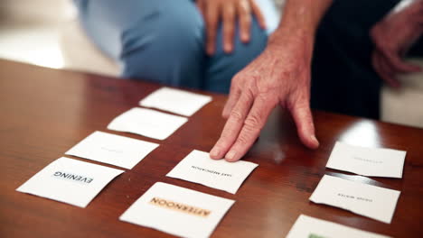 daily routine task cards for elderly care