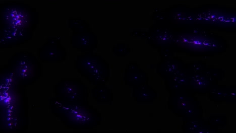 fondo negro y púrpura dinámico con puntos móviles
