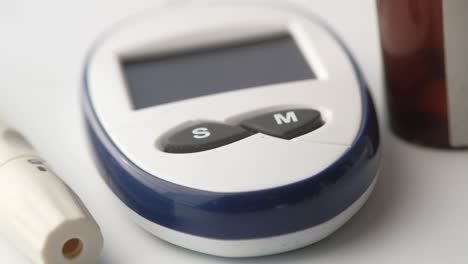 blood glucose meter and supplies