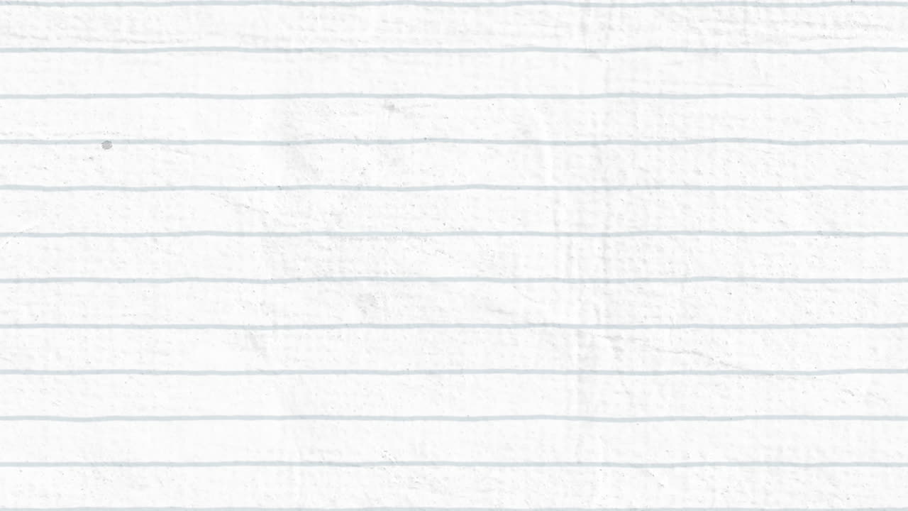 Animation of microscope, certificate and graduation hat on ruled paper background