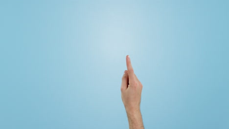 Hand,-Finger-Und-Wischen-Auf-Unsichtbarem-Bildschirm