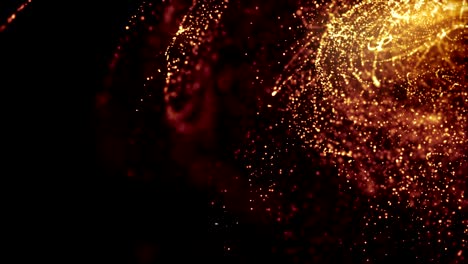 partículas de polvo abstracto luz bokeh títulos de movimiento bucle de fondo cinematográfico