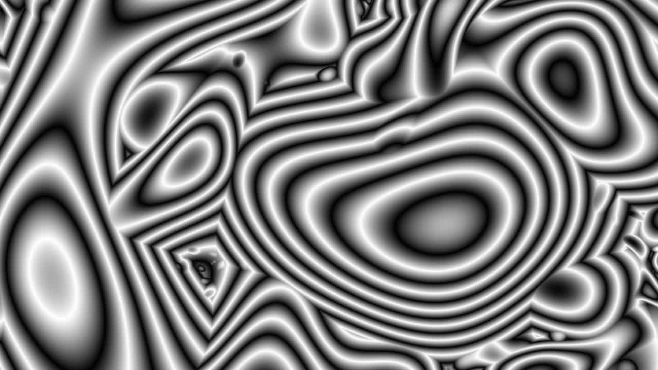 bloques cuadrados en movimiento, animación de la transformación de la superficie de fondo negro a blanco, bloques abstractos de fondo, miles de bloques moviéndose en un cuadrado, formas cuadradas que causan fatiga visual.