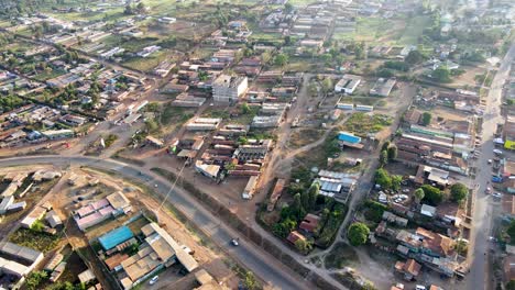 nairobi aerial cityscape kenya city skyline modern district