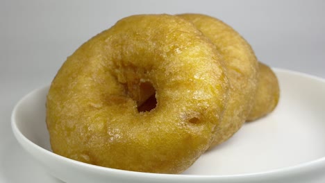 donut pequeño, video en primer plano