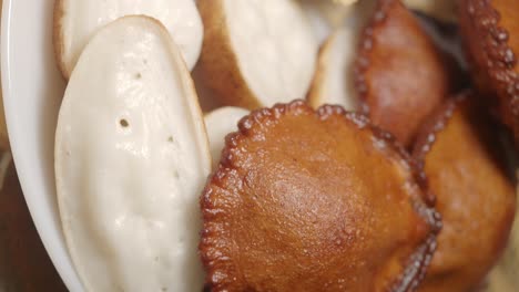 Close-up of Various Traditional Sweets and Pastries on a Plate