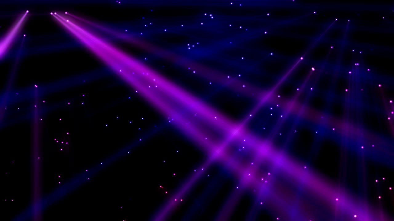 Sfondo in loop con particelle luminose colorate