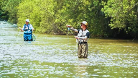 Footage-of-a-person-Fly-fishing