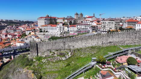 Porto Skyline At Porto In Porto District Portugal. Downtown Landscape. Cultural Heritage. Old Town Scenery. Porto Skyline In Portugal. Portugal Skyline. Travel Landscape