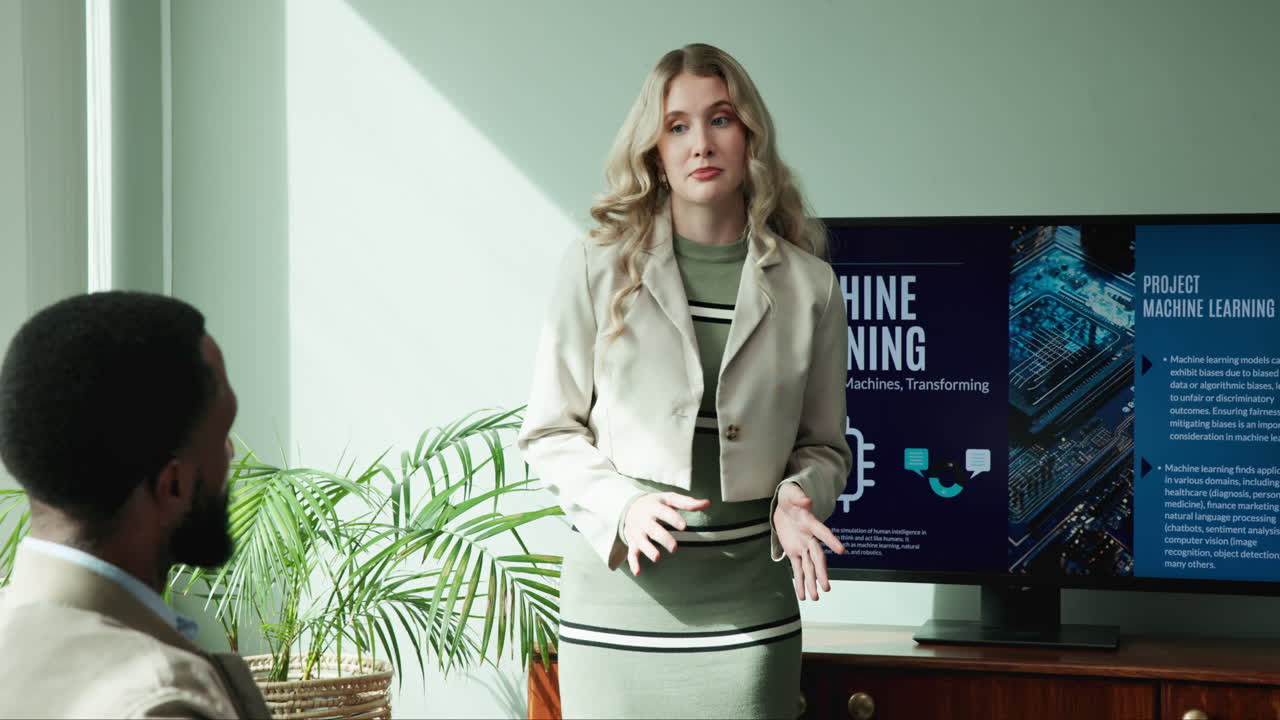 Business presentation on machine learning