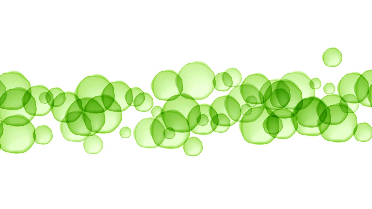 추상적인 투명한 클로로필 세포 치 파동 움직이는 패턴, 자연 개념 디자인 일러스트레이션 색 배경에 녹색색 원활한 루핑 애니메이션 4k, 복사 공간