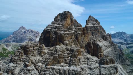 national nature park tre cime in the dolomites alps. beautiful nature of italy.