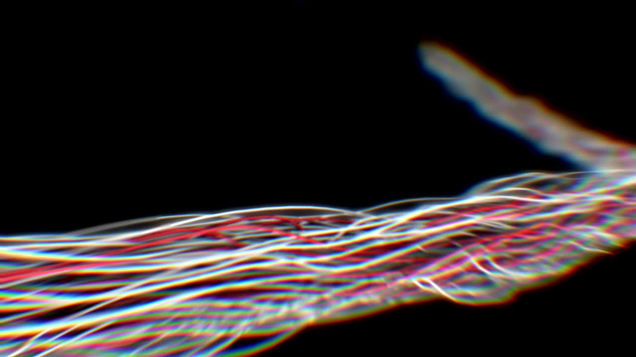 líneas abstractas en movimiento. 4k, bucle sin costuras.