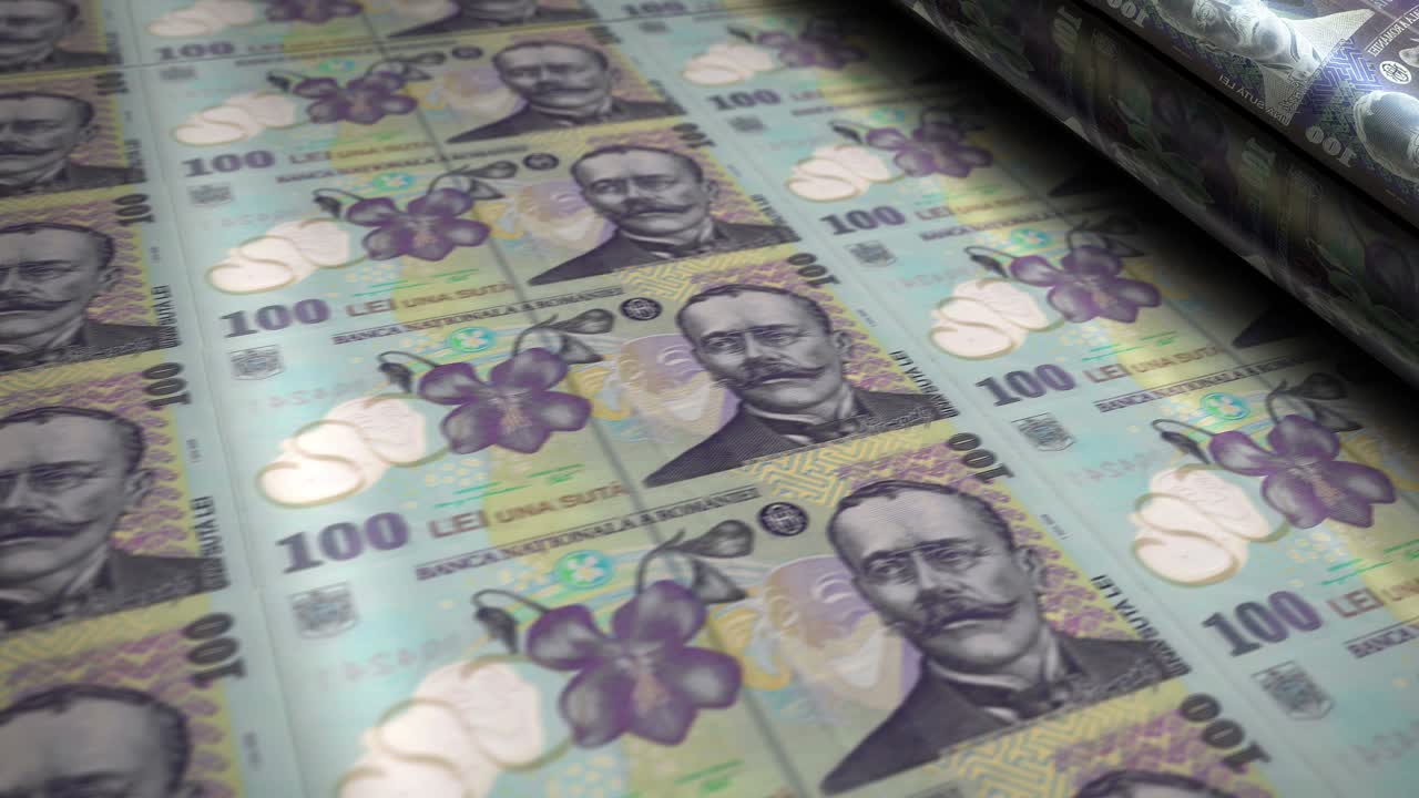 Rumen Leyi para banknotları basımı kesintisiz döngü