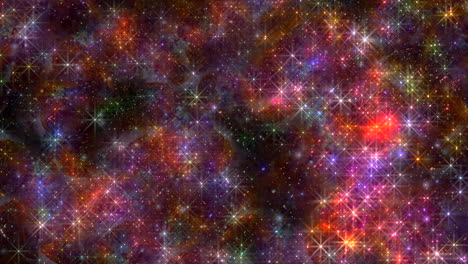 vibrant star collage a moving symphony of colors