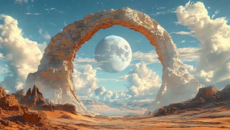 fantasy archway to another world