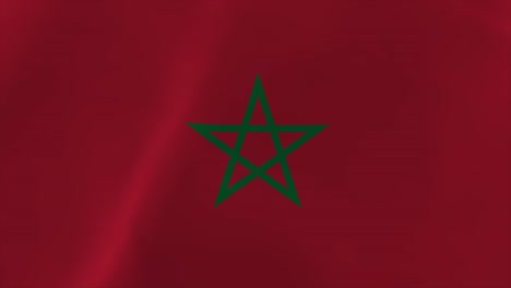 morocco waving flag animation 4k moving wallpaper background