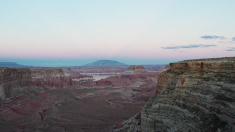 Drone-view-of-Alstron-point,-Utah,-USA