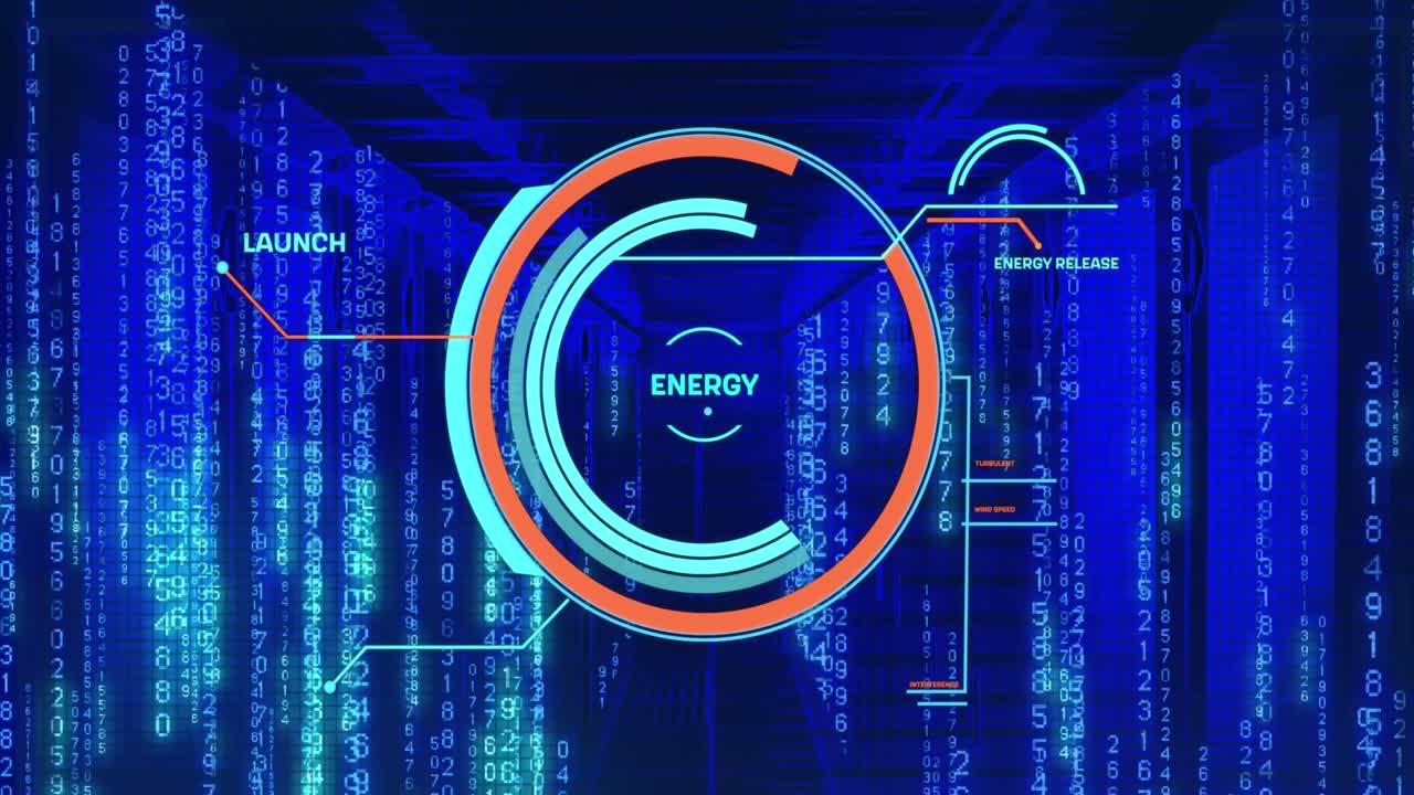 Animation of data processing over computer servers