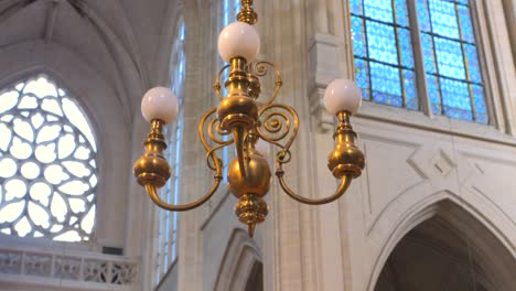 nave of saint-germain l'auxerrois church in paris, france