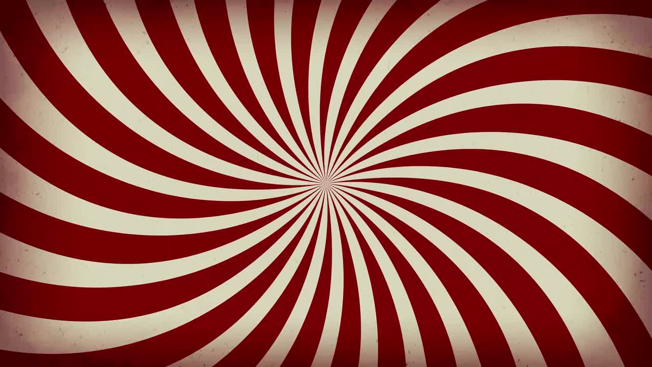 회전하는 방사형 패턴 회전 애니메이션 (빈테이지 텍스처)