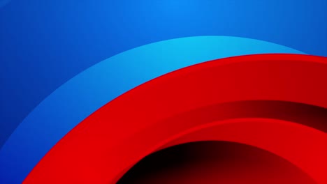 abstract blue red geometric wavy motion background