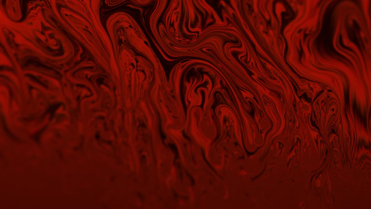 Macro Abstract Shot of Flowy Lines and Curves in Deep Red Color ...