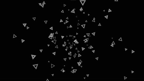 patrón de triángulos abstractos