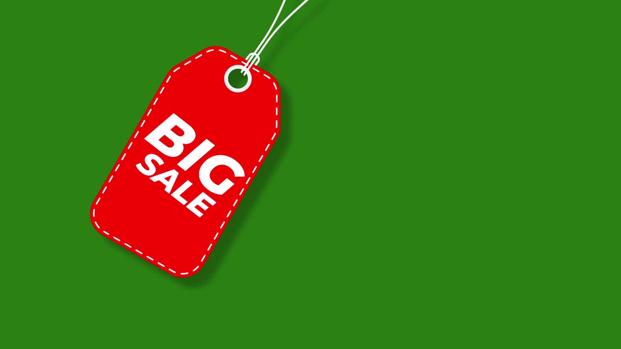 grande etichetta del prezzo di vendita