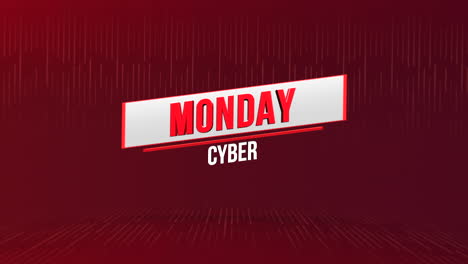 Highlight-Des-Cyber-Monday:-Text-Auf-Einem-Komplizierten-Geometrischen-Muster