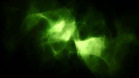 humo verde brillante