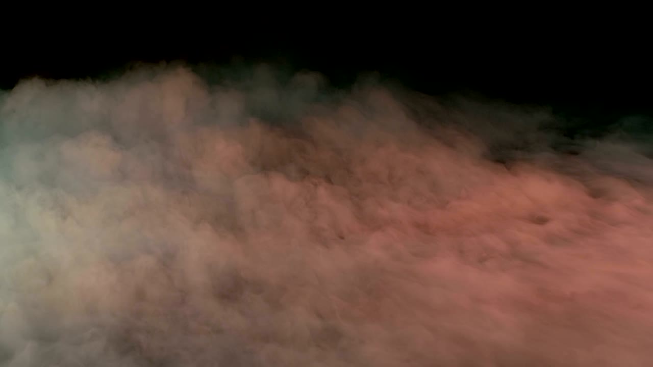 현실적인 건조 얼음 연기 구름