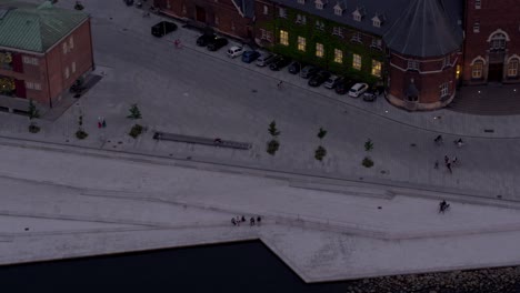 cyclists in city