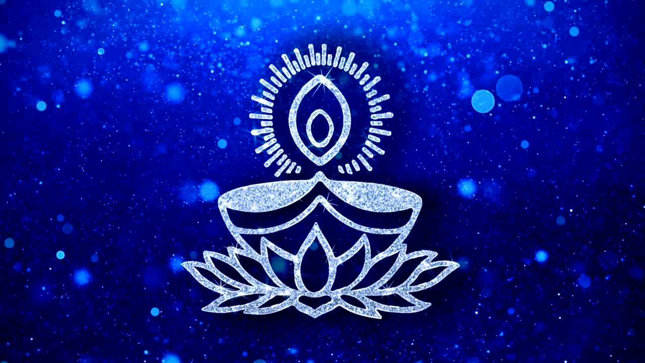 el icono del elemento de la lámpara diwali diya