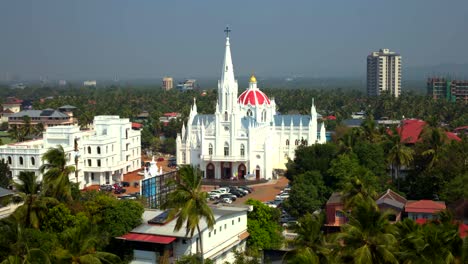 one of the largest churches in kerala, is located in the heart of thrissur city in the state of kerala
