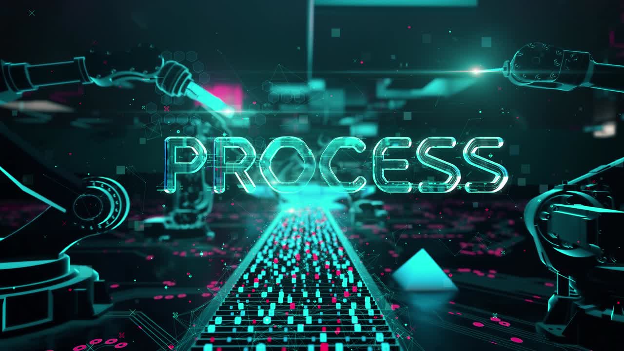 디지털 기술과 함께 급성장하는 경제 hitech 개념