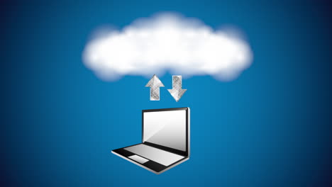 tecnología de big data con portátil