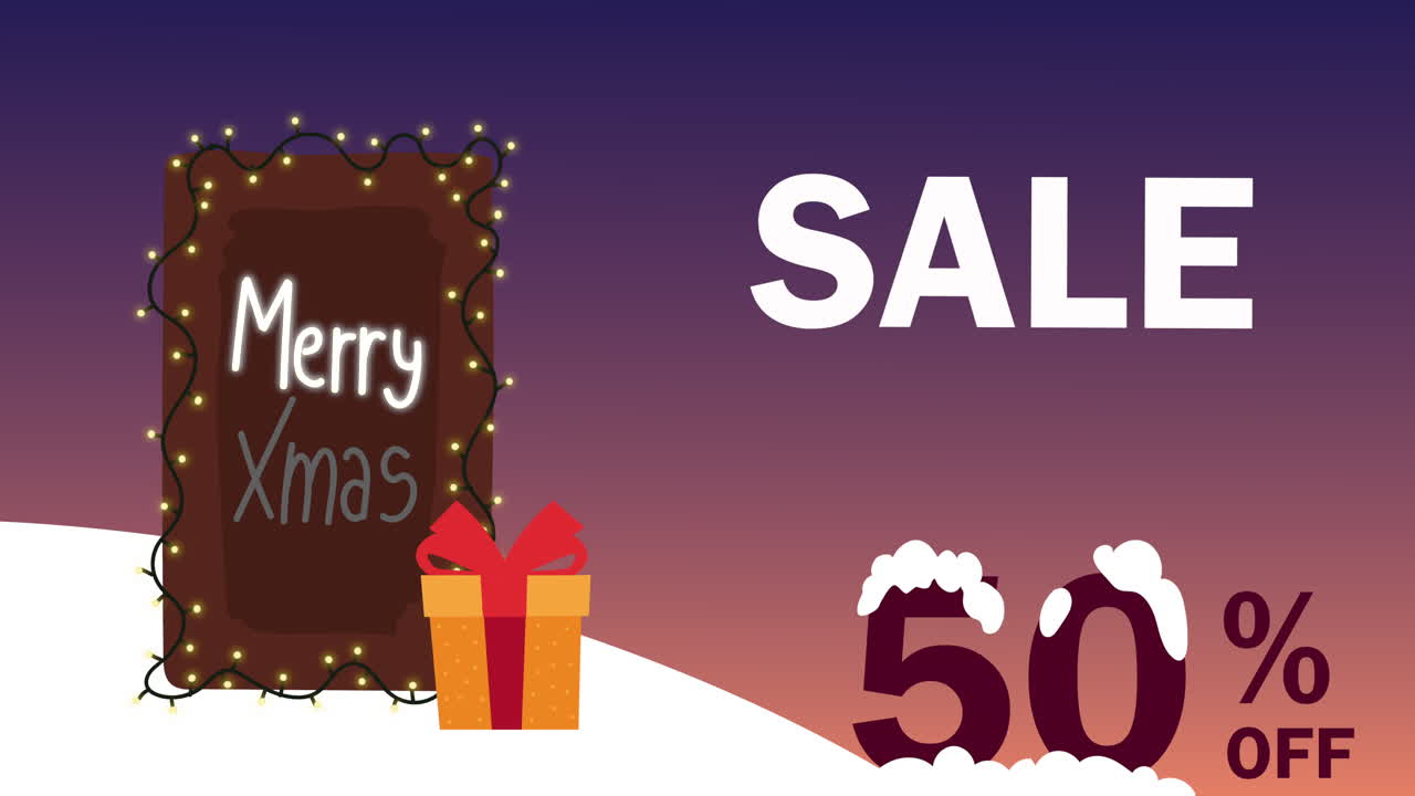 크리스마스 판매 프로모션