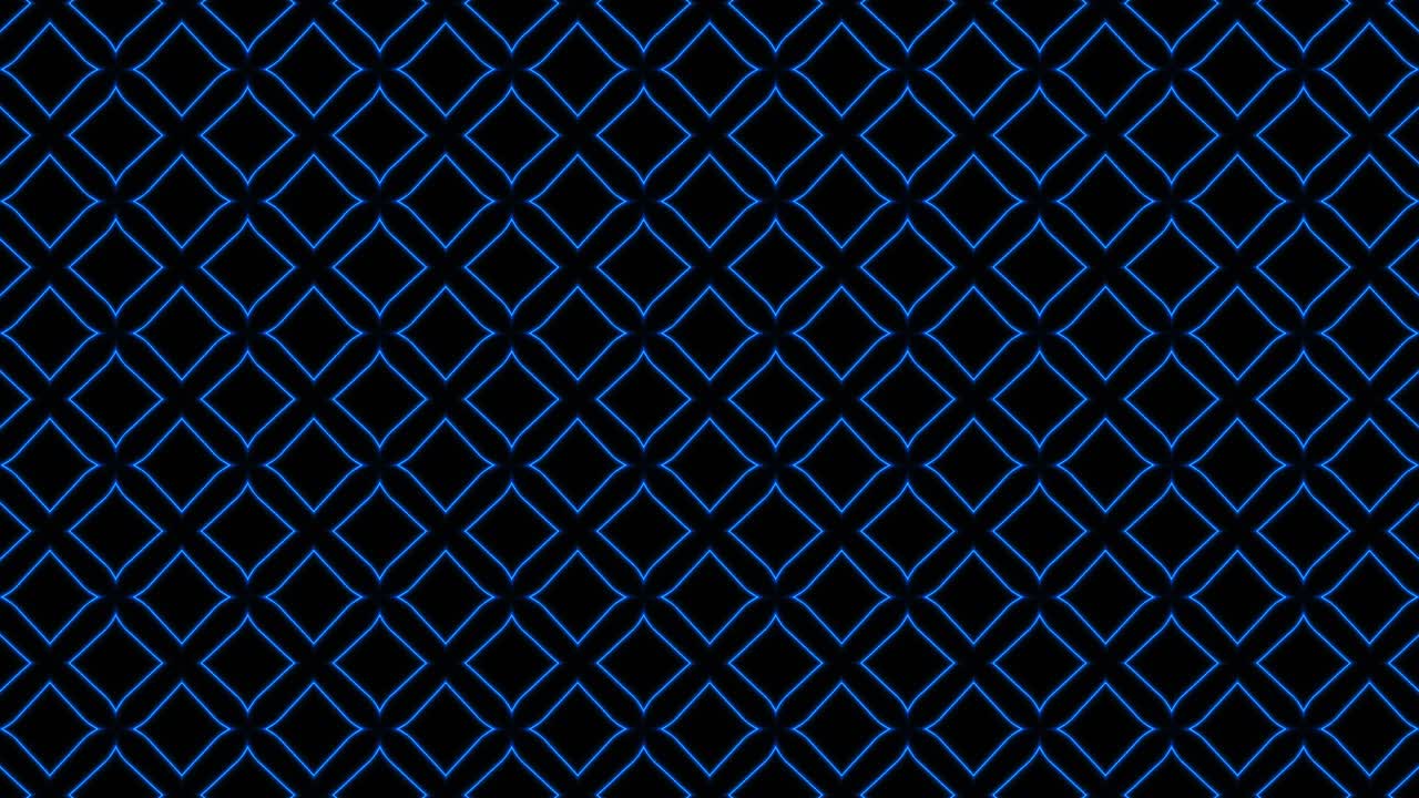 Abstract blue geometric seamless pattern background. Abstract Stripes Kaleidoscope Loop. Fast Psychedelic Colorful Kaleidoscope VJ background. Disco Abstract Motion Background. Kaleidoscope effect