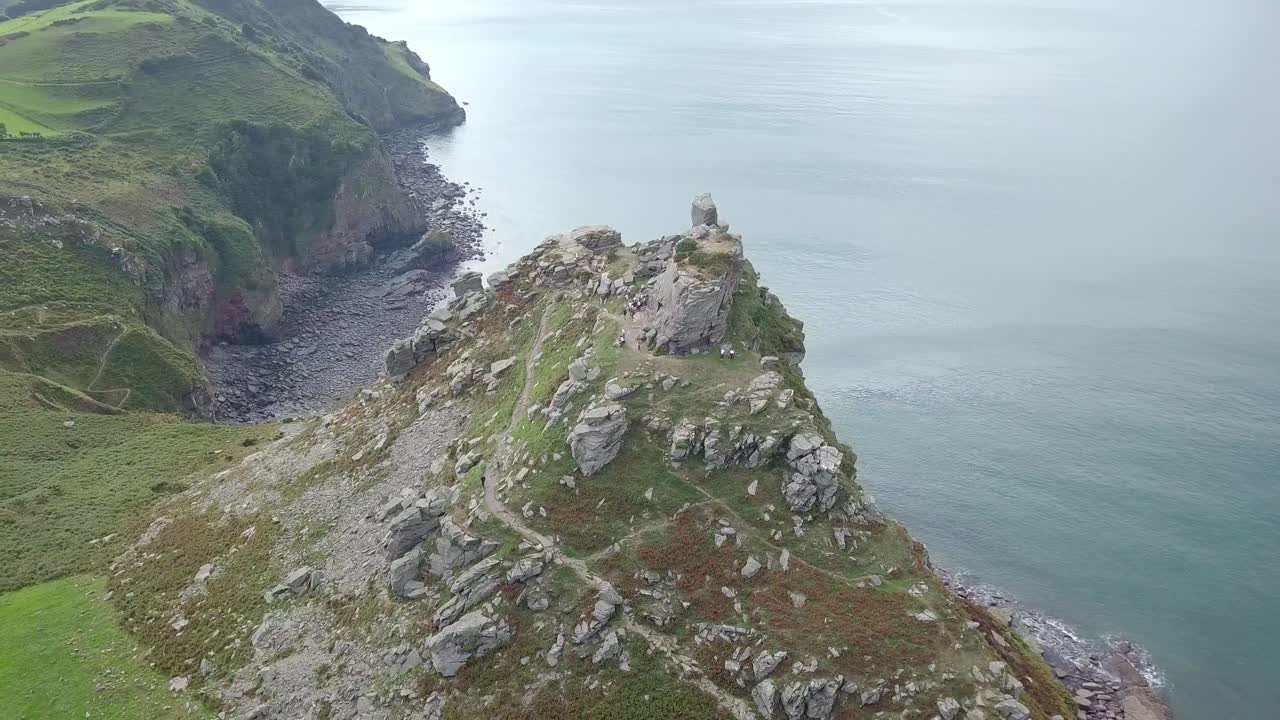 Scenic Coastal Landscape with Rocky Cliffs