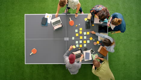 brainstorming, team planning and technology