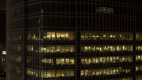 office building at night