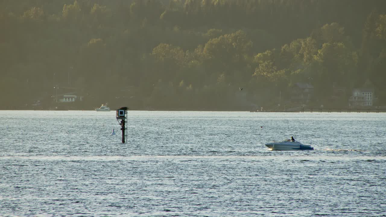 포트 무디 4k 60fps의 카약 및 스피드 보트